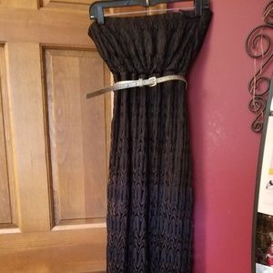 Black Strapless dress